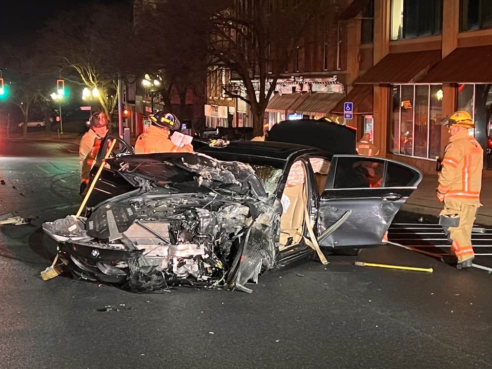 Driver Named in Auburn Crash that Struck 2 Cars & Totaled a BMW