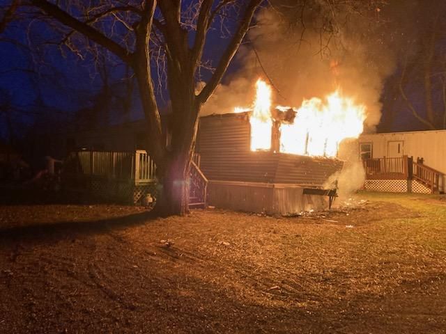 Mobile Home Heavily Damaged During Early Morning Fire in Ontario County