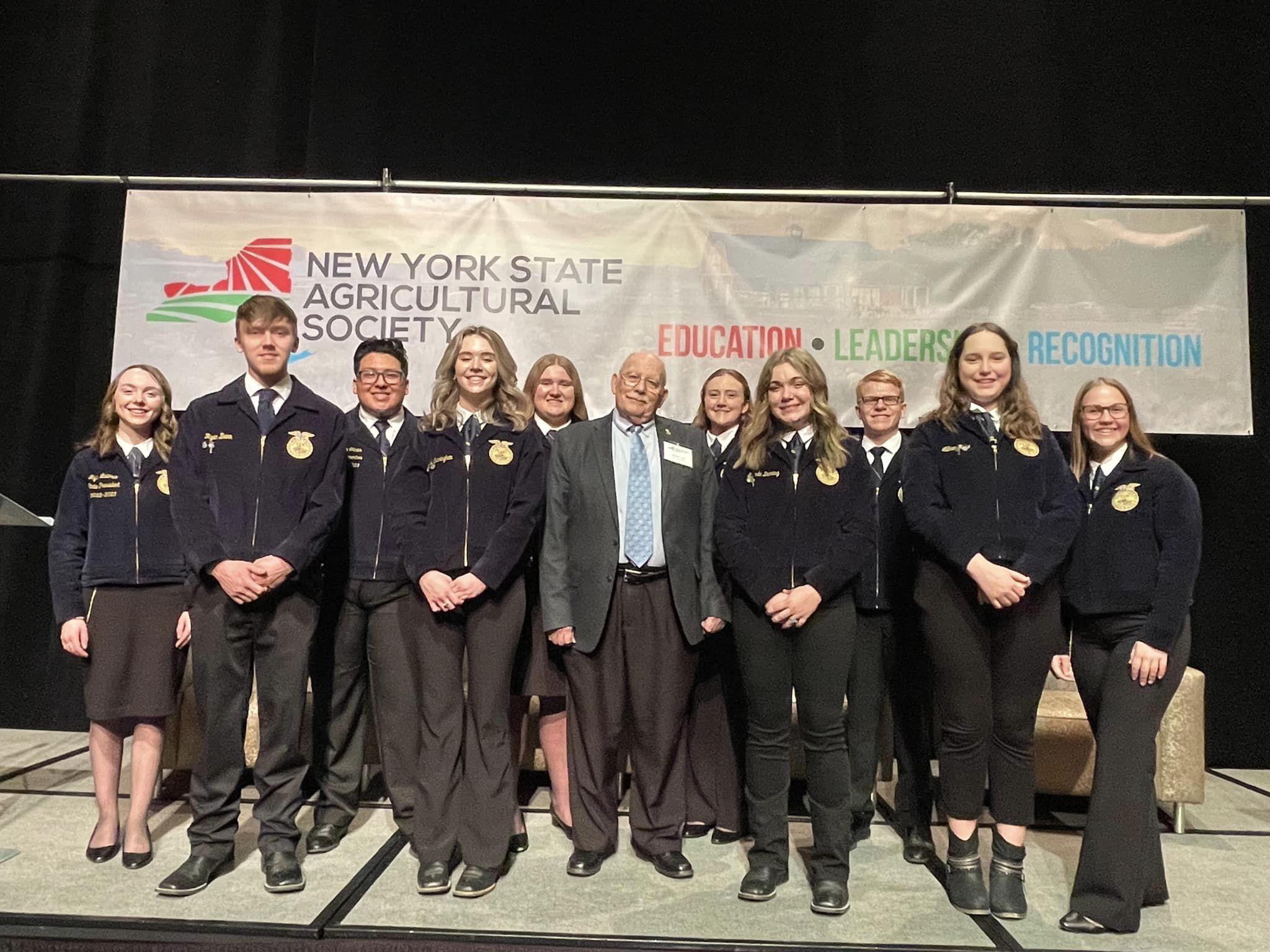 Best in the State!  Penn Yan FFA Named Agricultural Society’s Chapter of the Year