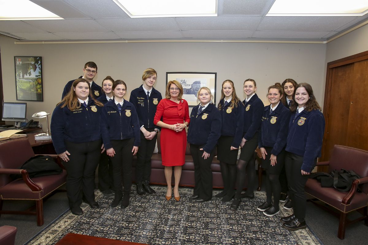 Local FFA Students Travel to Albany to Discuss Issues