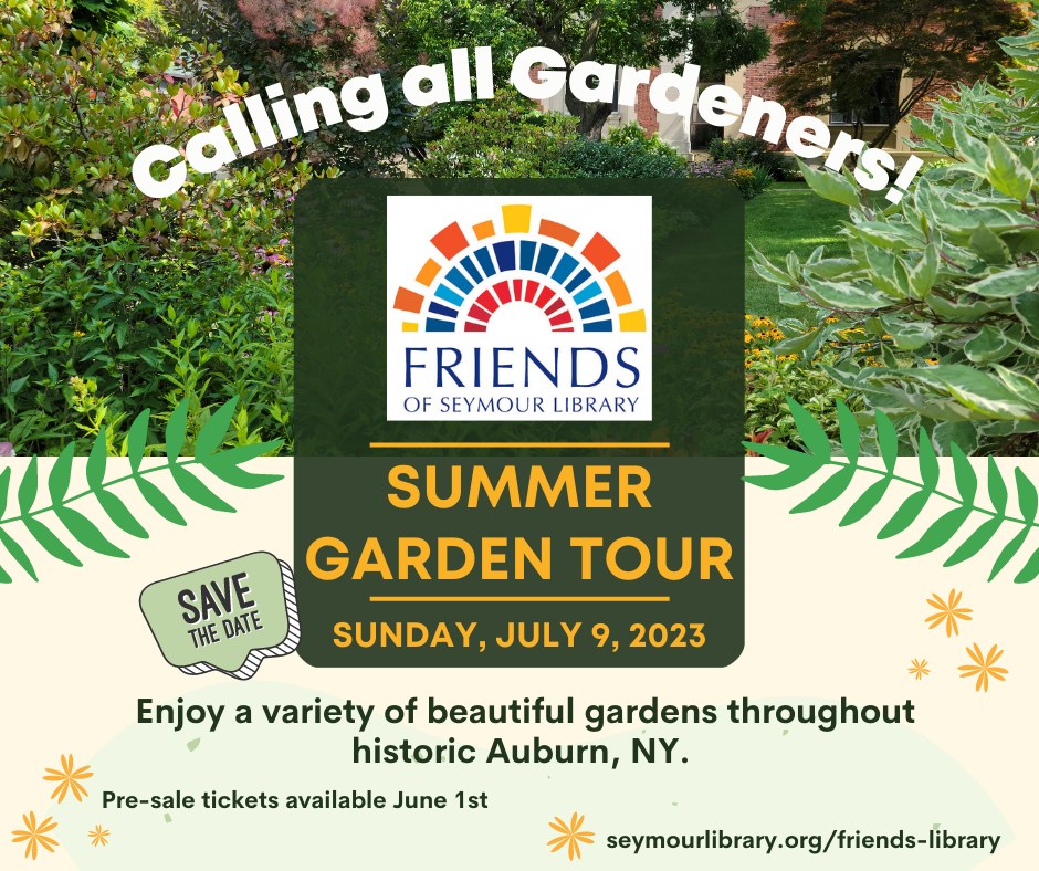 Friends of Seymour Library Planning 1st Annual Garden Tour