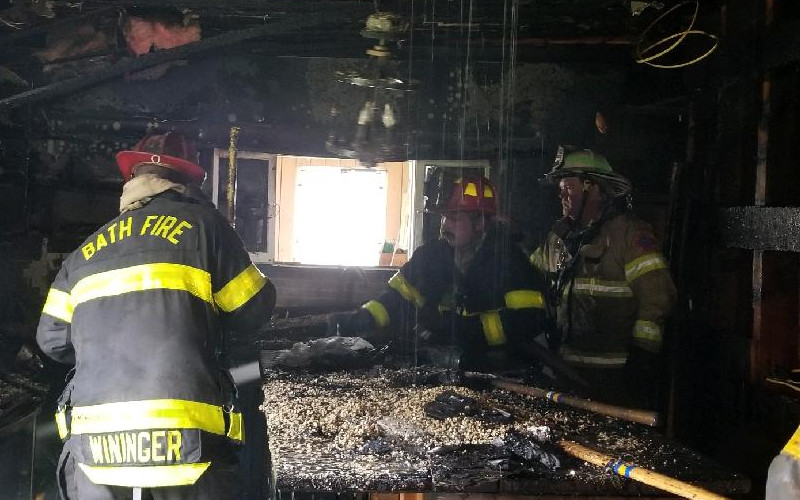 Fire Heavily Damages Steuben County Home