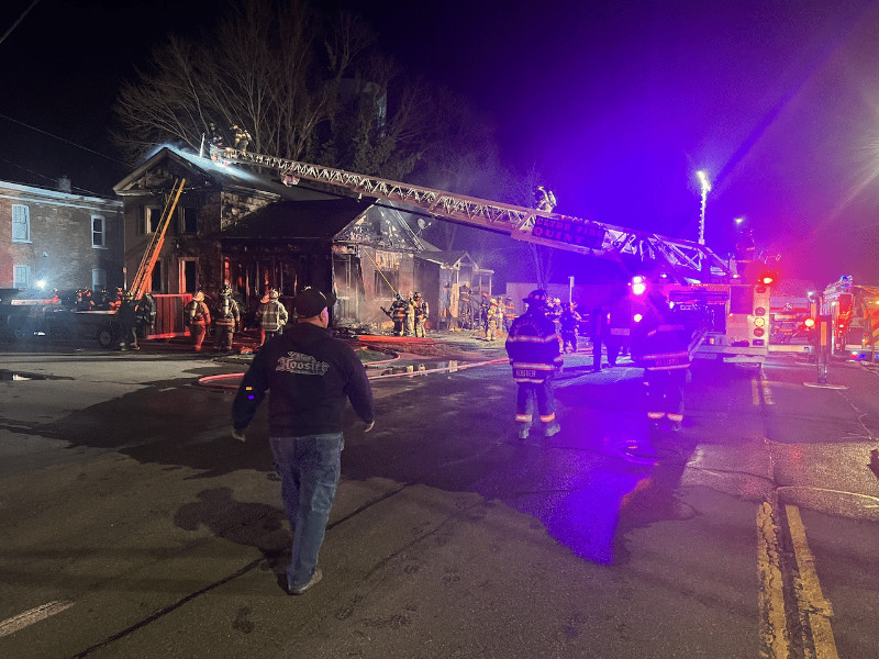 Clyde House Destroyed by Fire