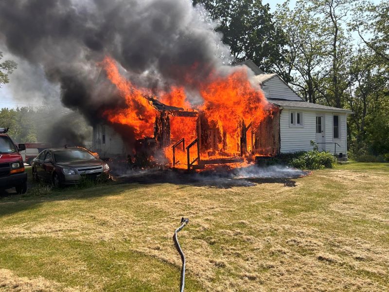 Fire Destroys Farmington Home
