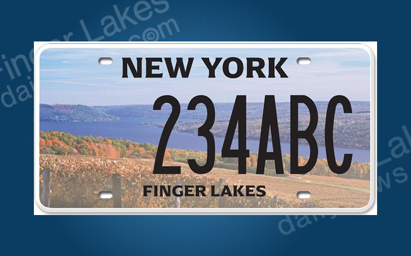 Keuka Lake Featured on Regional Custom License Plates