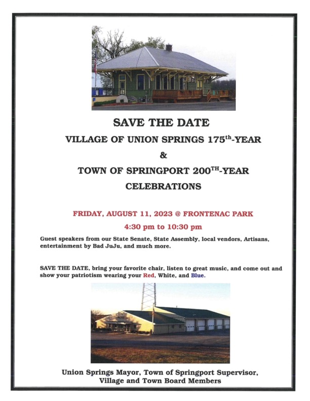 FLX MORNING PODCAST – Union Springs/Springport Celebration