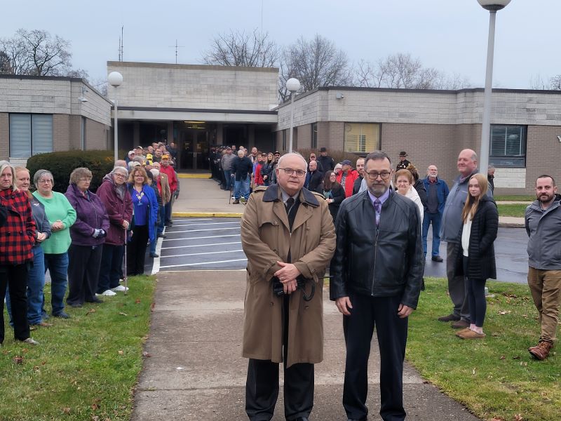 Colleagues Pay Tribute to Yates County Sheriff Spike, Undersheriff Davis