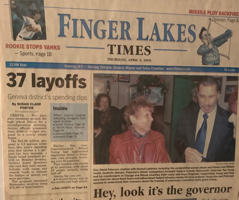 Governor Paterson Rocks Out