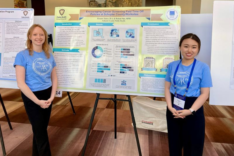 Schuyler County Public Health Fellows Present at NY Conference