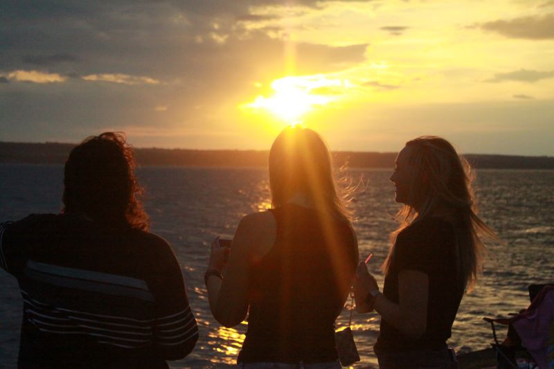 Big Crowd For Fireworks At Seneca Lake Resorts