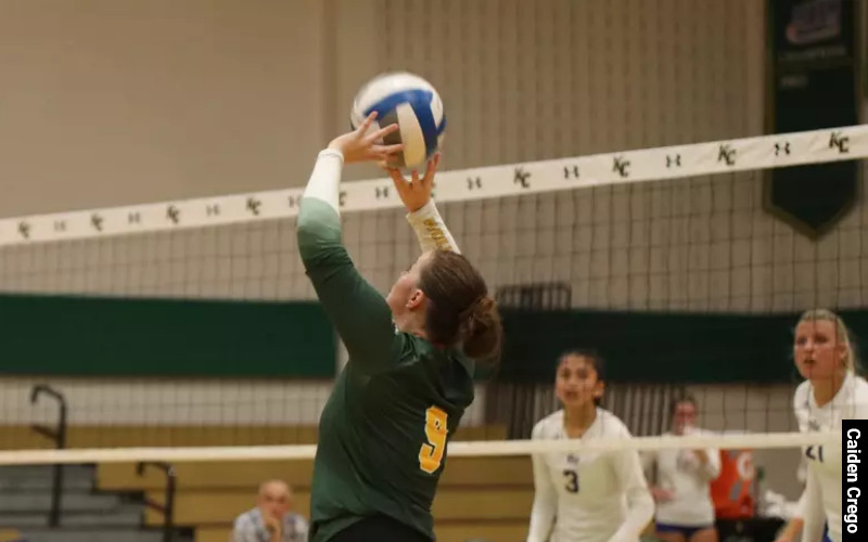 Keuka Volleyball Splits Saturday Matches, Earns First Win of Season