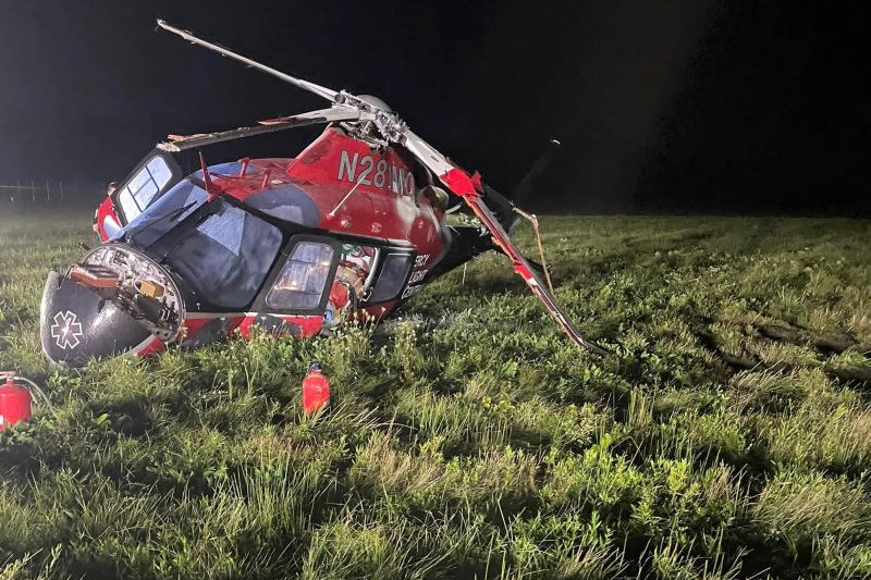 Emergency Landing: Mercy Flight Helicopter Encounters Malfunction in Canandaigua
