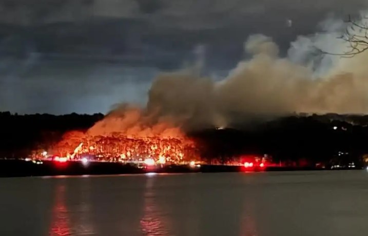Brush Fire Burns 10 Acres Near Ithaca