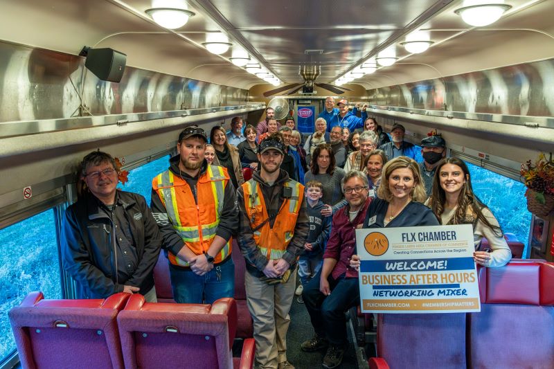 Finger Lakes Railway Hosts FLX Chamber’s November Mixer