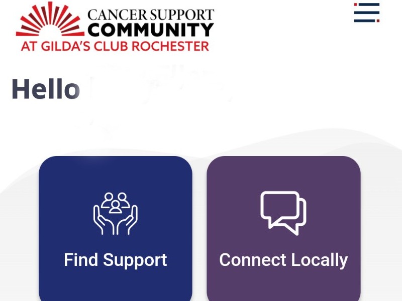 Gilda’s Club Rochester Launches “MyCancerSupport” App