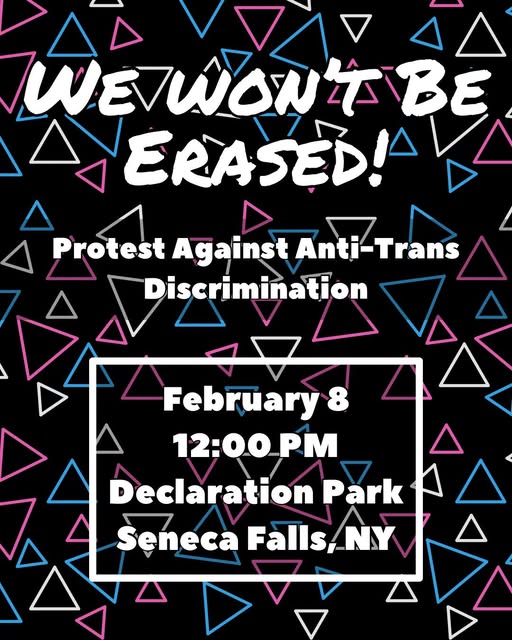 Seneca Falls Rally for Transgender, Intersex, and Nonbinary People