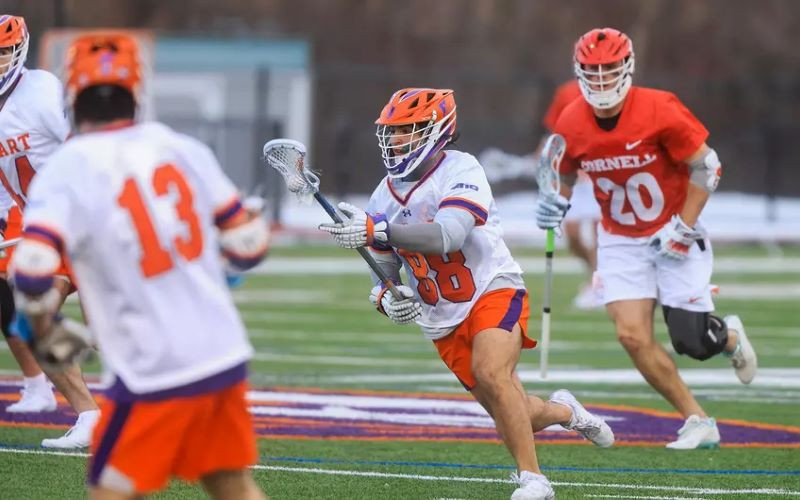 Hobart Lacrosse Falls to #3 Cornell at Home