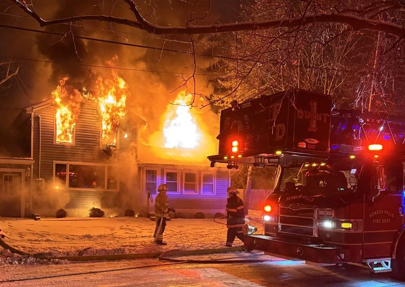 Seneca Falls Home Damaged by Early Morning Fire