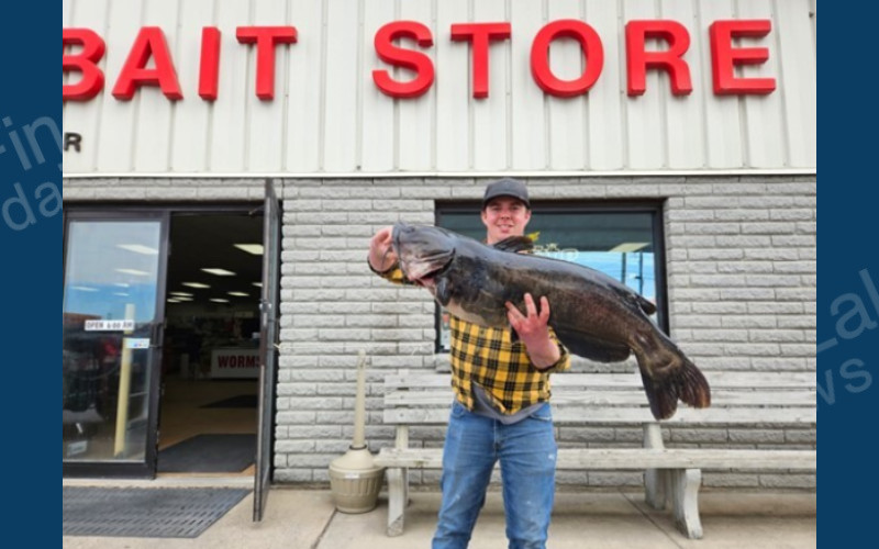 North Country Angler Catches Giant Channel Catfish