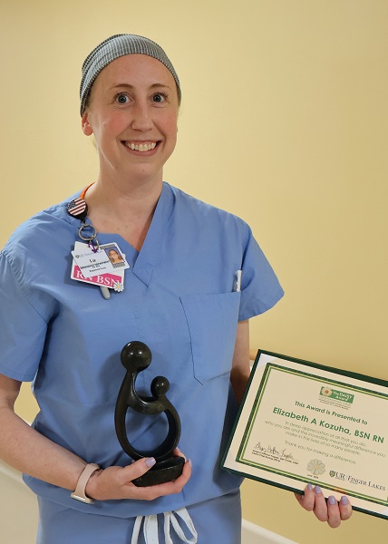 UR Medicine Finger Lakes Health honors Elizabeth Kozuha with The DAISY Award