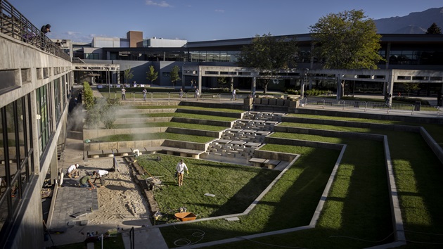 Students at Utah Valley University return to campus a week after Charlie Kirk shooting