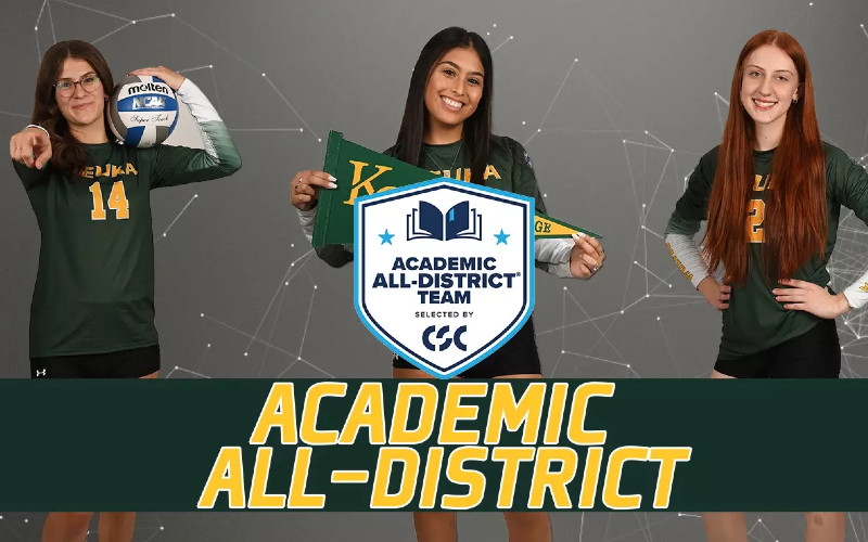 Keuka Women’s Volleyball Trio Earns Academic All-District Honors