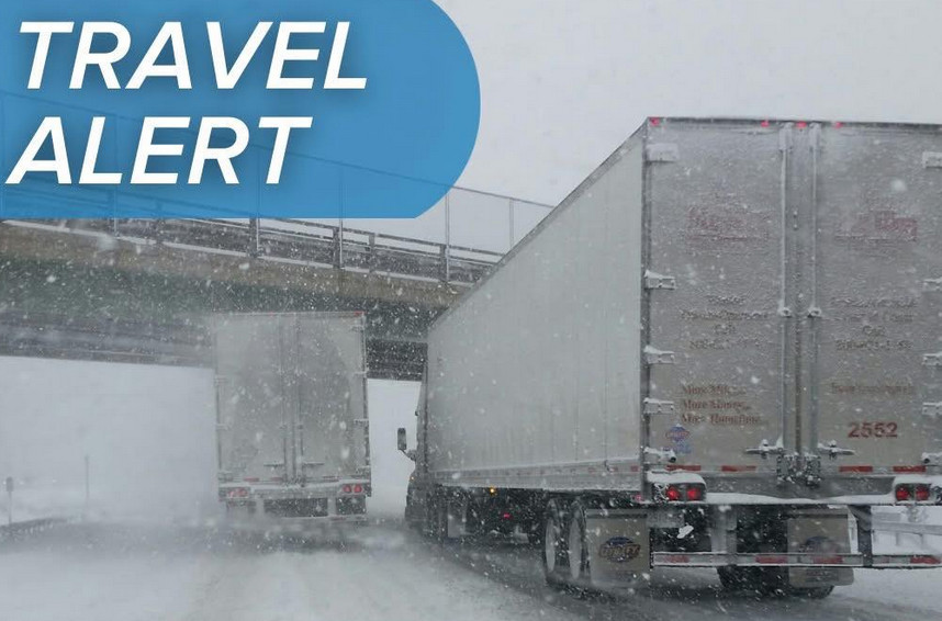 Empty Tractor-Trailer, Tandem Ban in Effect on I-86, I-90