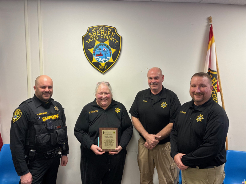 Yates County Corrections Officer Retires After 28 Years of Service