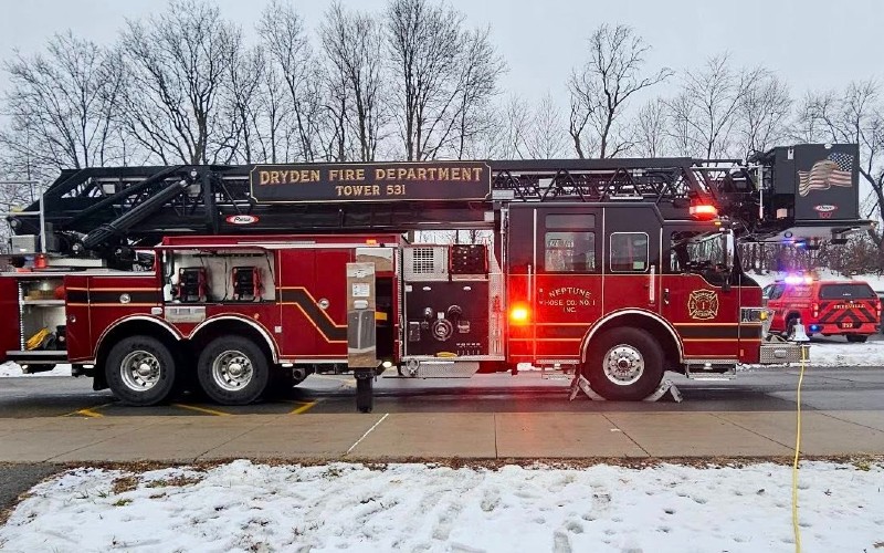 State Police Investigate Bathroom Fire at Dryden School
