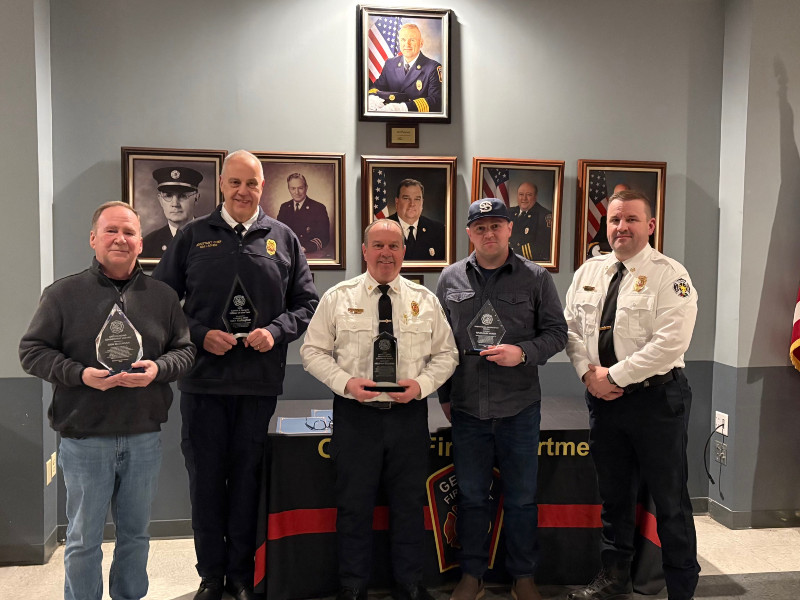 Geneva Firefighters Recognized at Annual Awards Ceremony