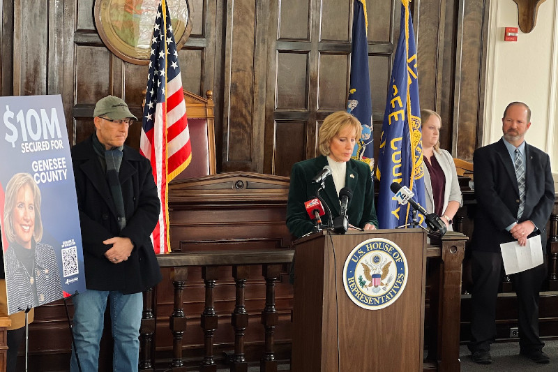 Rep. Tenney Announces $10M for Infrastructure Projects in Genesee County