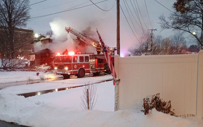 Watkins Glen Apartment House Leveled By Monday AM Fire