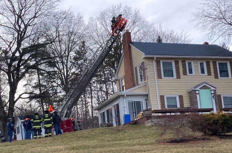 Watkins Glen Firefighters Respond to Chimney Fire on Reading Road